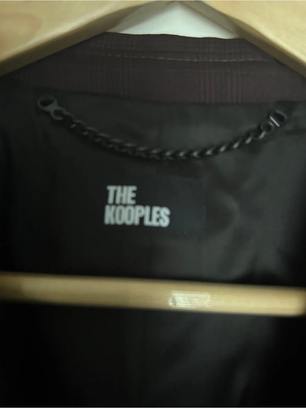 The Kooples Men's Structured Fitted Plum Blazer - French Sz 52=US L